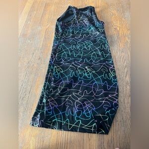 Size small women’s colourful tight fitted dress